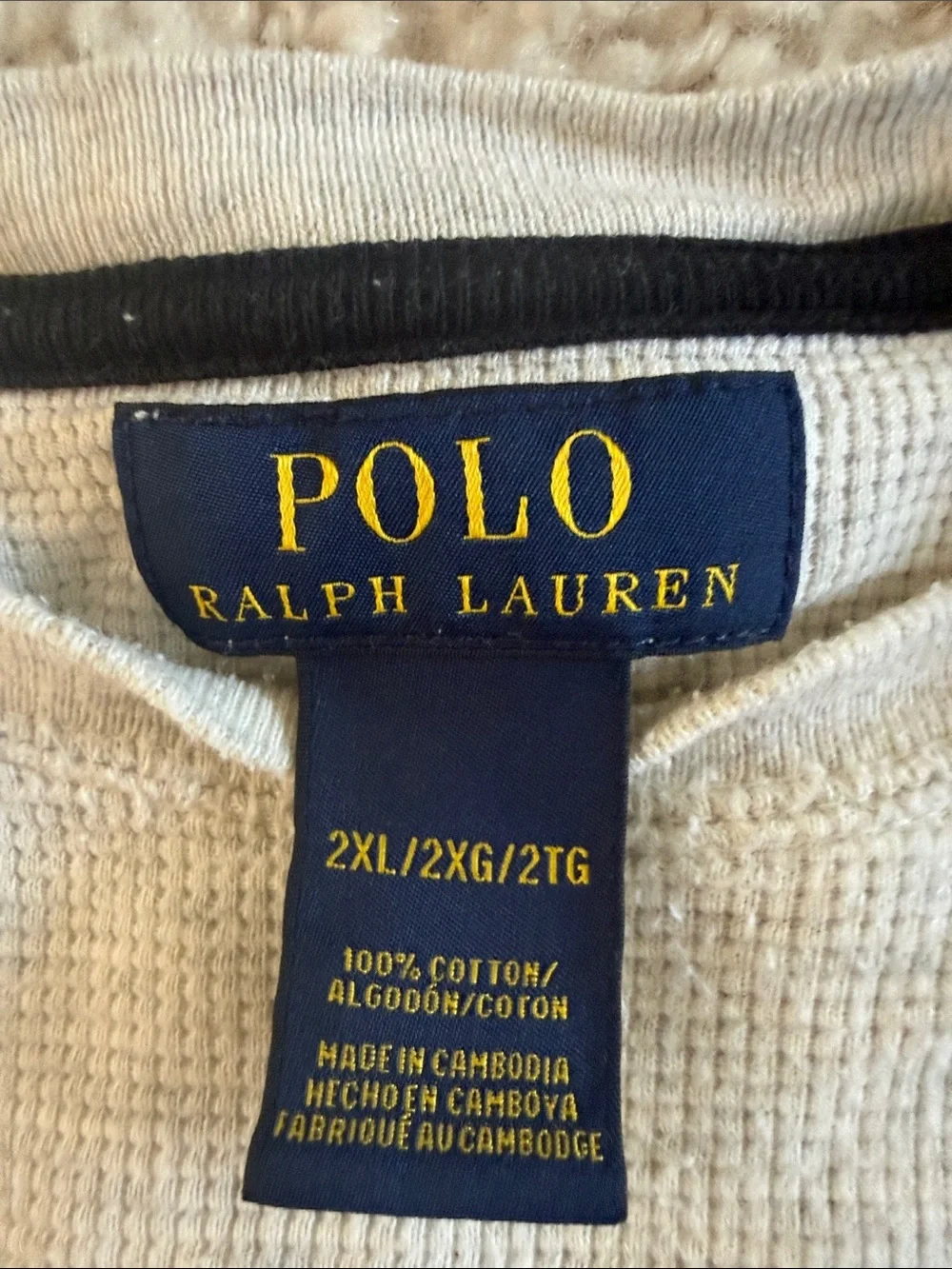 Polo Ralph Lauren soft waffle